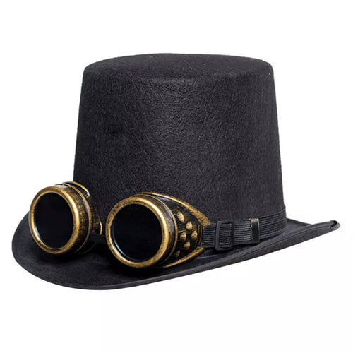 Steampunk Zylinder mit Brille