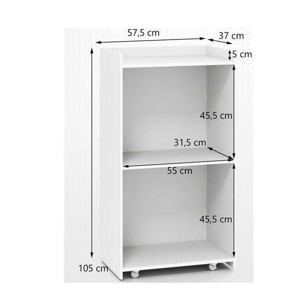 Stehpult / Counter "Coast white" - B 57,50 x T 37 cm - H 105 cm
