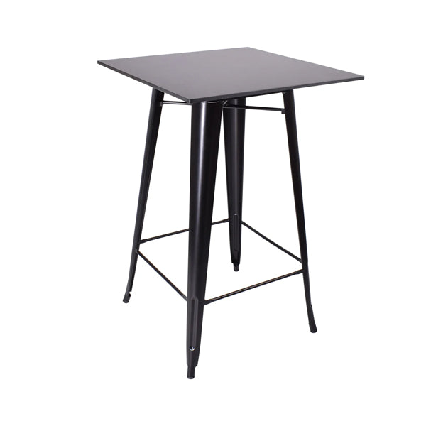 Stehtisch "Alex" - 70 x 70 cm - schwarz