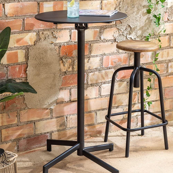 Stehtisch "Dely" - Ø 60 cm - schwarz