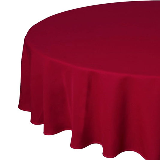 Tischdecke bordeaux - Ø 280 cm