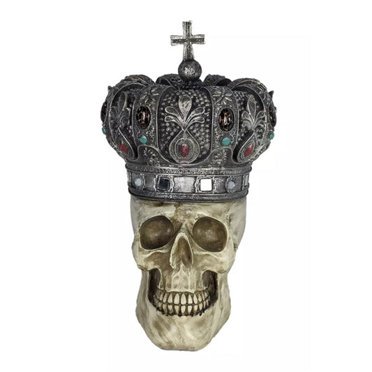 Totenschädel mit Krone