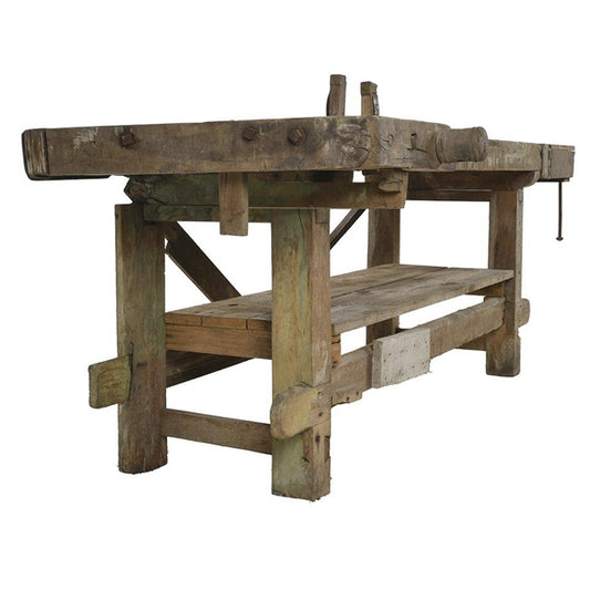 Vintage Werkbank "Sepp" - 237 x 94 cm