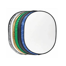 Laden Sie das Bild in den Galerie-Viewer, Faltreflektor Set - Walimex pro 5in1 - 70 x 111 cm