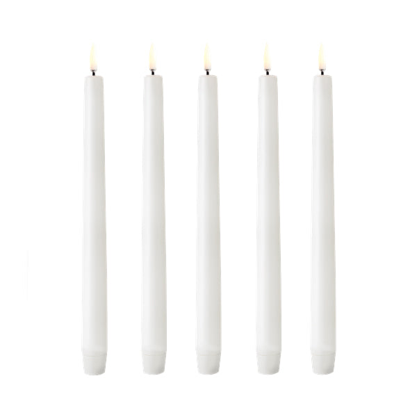Echtwachs LED-Stabkerzen - 10er Set