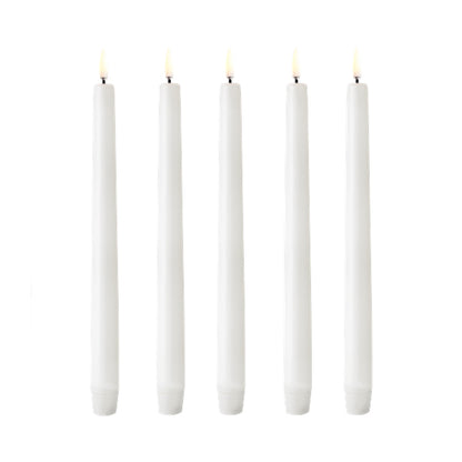 Echtwachs LED-Stabkerzen - 10er Set