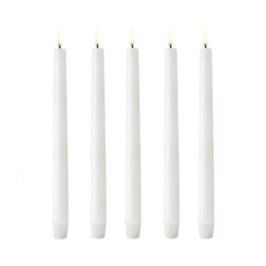 Echtwachs LED-Stabkerzen - 10er Set