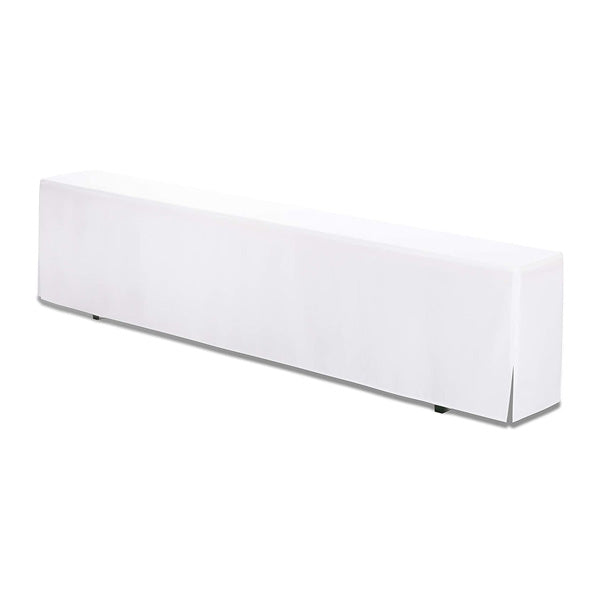 Bierbankhusse 220 x 25 cm - weiss