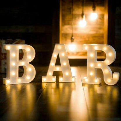 XXL Leuchtbuchstaben - BAR