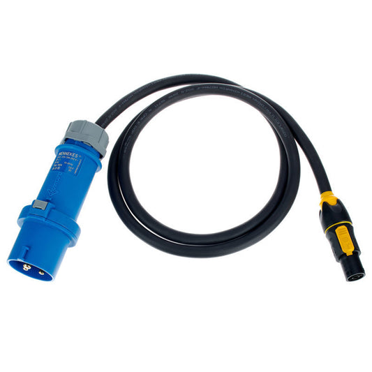 Cecon Kabel - CEE 16 A blue => Powercon True1 female | 3 x 2,5² mm - diverse Längen