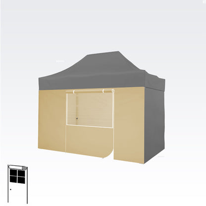 EasyUp Klappzelt - 3 x 2 m - beige