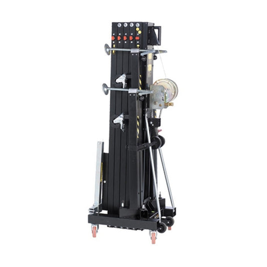 Teleskop Gabellift - Fantek T-109 B - max. Belastung 320 kg | max. Höhe 790 cm - schwarz