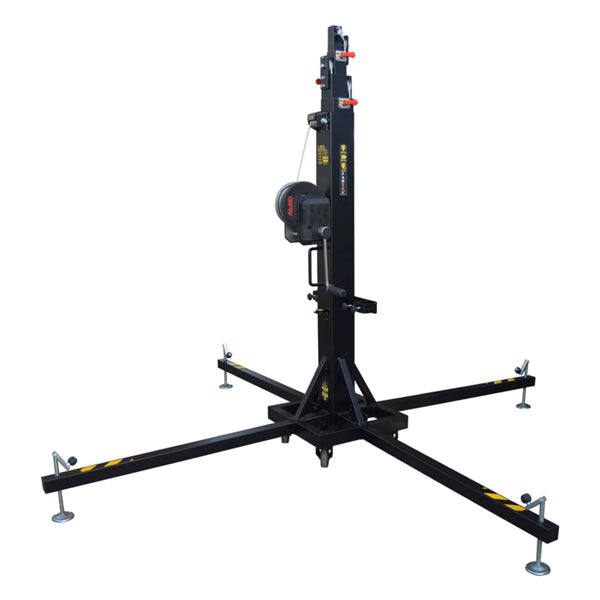 Teleskop Lift - Fantek T-106 D - max. Belastung 225 kg | max. Höhe 642 cm - schwarz