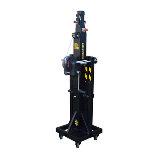 Teleskop Lift - Fantek T-106 D - max. Belastung 225 kg | max. Höhe 642 cm - schwarz