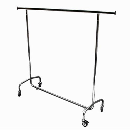 Garderobenständer rollbar     Breite 145 => 200 cm x Höhe 152 cm - chrom