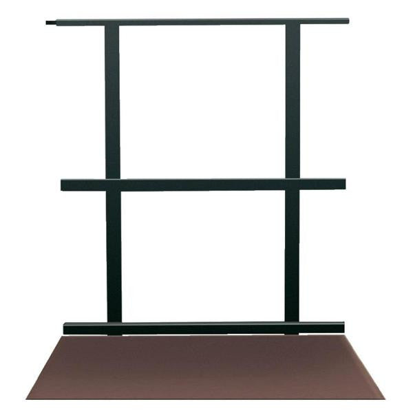 Geländer - Kleu - 100 x 100 cm Formrohr/schwarz