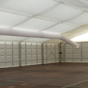 Luftschlauch mit Ausblaslöchern - Länge 35 Meter