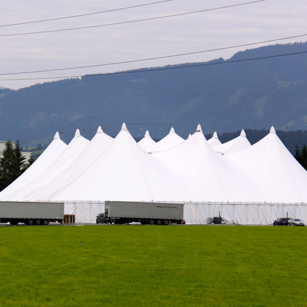 Zirkuszelt - 12 Master / 3 Reihen