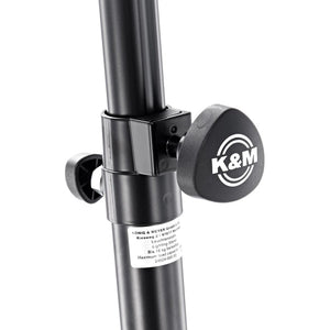 Lichtstativ mit Bodenplatte - K&M 24624 - max. Höhe 240 cm - schwarz