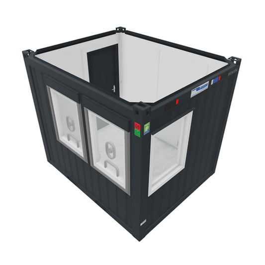 Kassen Container  - L 299 x B 244 x H 259 cm