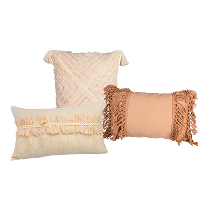Kissen-Set 3 teilig - taupe