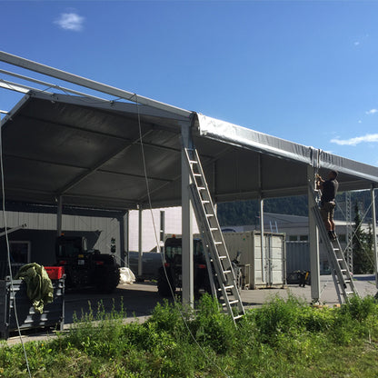 Lagerhalle / Lagerzelt - Spannweite 15 Meter