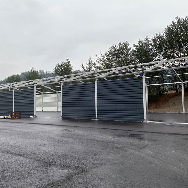 Lagerhalle / Lagerzelt - Spannweite 15 Meter