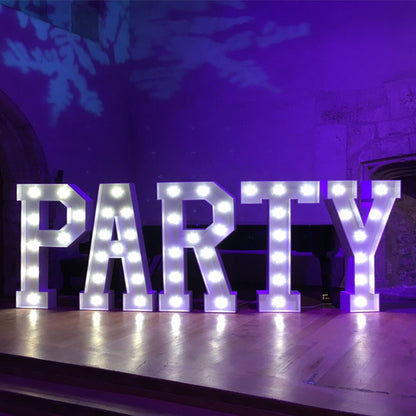 XXL Leuchtbuchstaben - PARTY