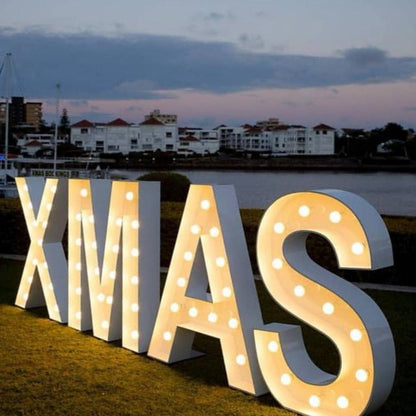 XXL Leuchtbuchstaben - X-mas