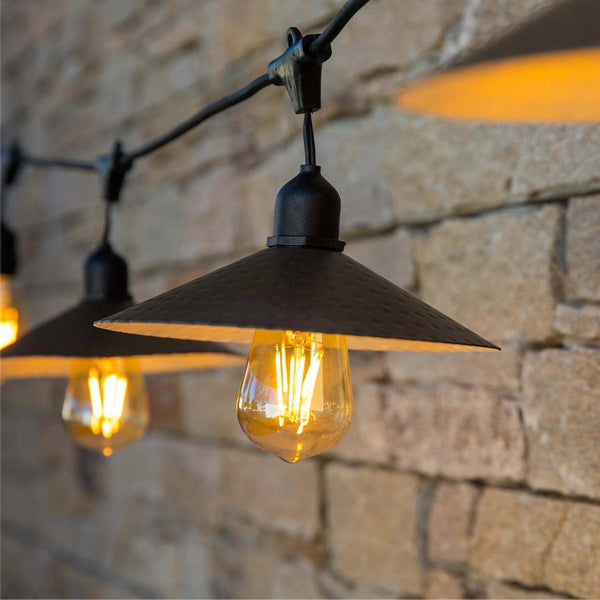 Lichterkette "Industrial Style" - warmweiss