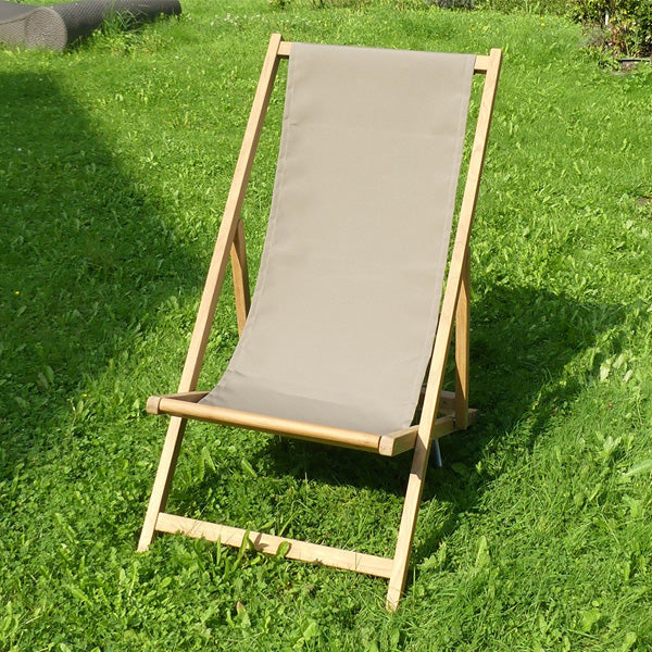Klappliegestuhl - taupe