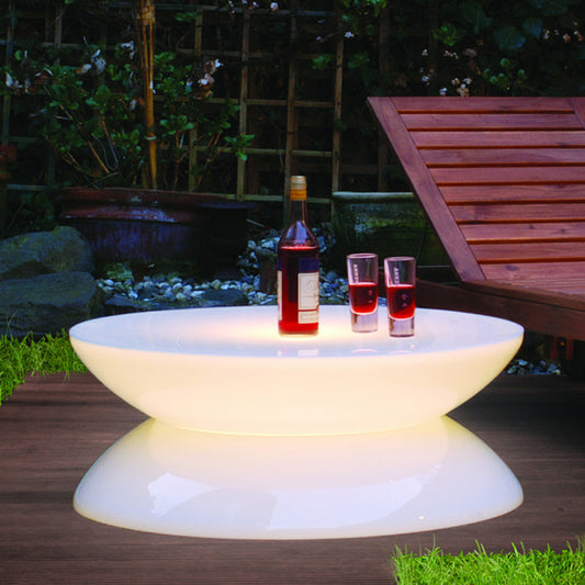 Loungetisch Moree LED Pro - Ø 84 cm - beleuchtet