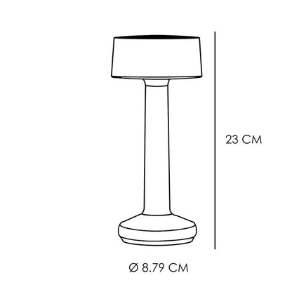 Tischlampe " MOMENTS LAVA " Höhe 23 cm