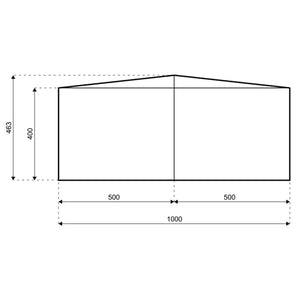 Manhattan Zeltsystem - Spannbreite 10 m