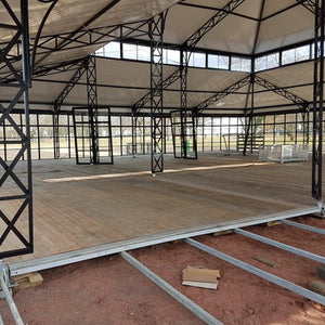 Orangeriezelt 20 x 25 m  - whitegrey