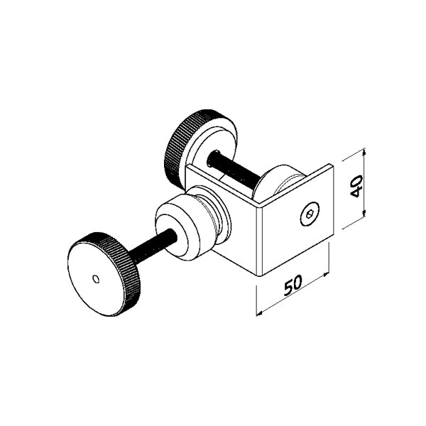 Rahmenklemme - Aluvision D30 out v2 G