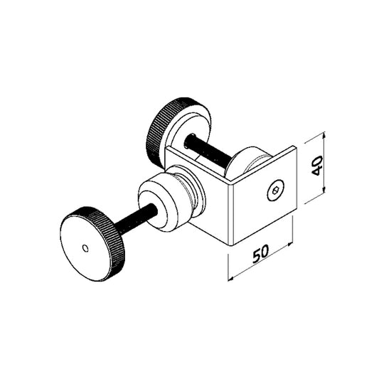 Rahmenklemme - Aluvision D30 out v2 G