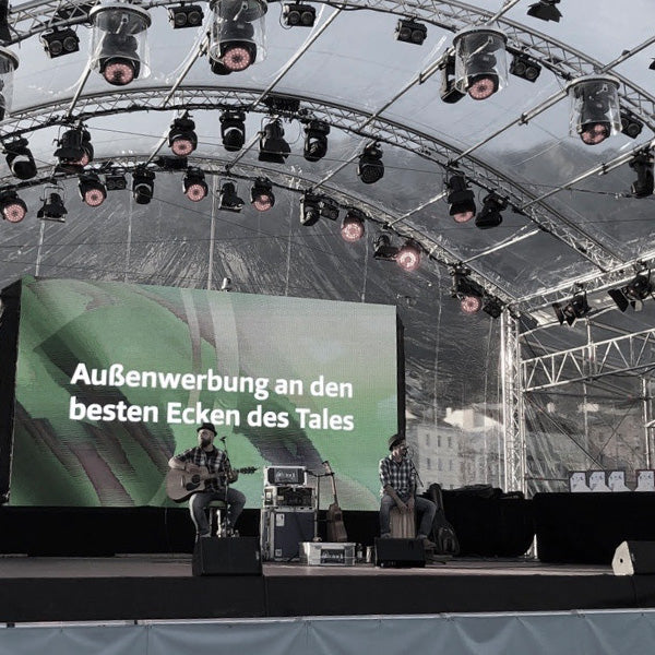 Rundbogenbühne 10 x 6 Meter