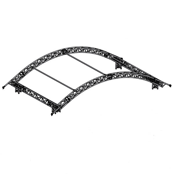 Rundbogenbühne 6 x 4 Meter