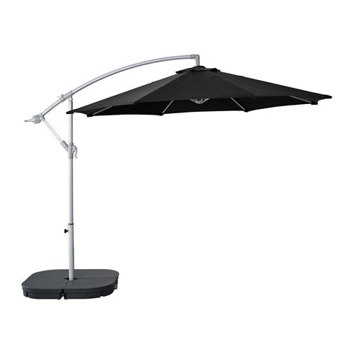 Hängesonnenschirm - Ø 300 cm - schwarz