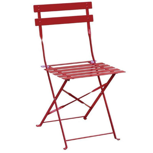 Gartensessel rot - klappbar