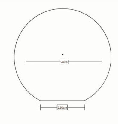 SIBLEY Rundzelt - 5 Meter