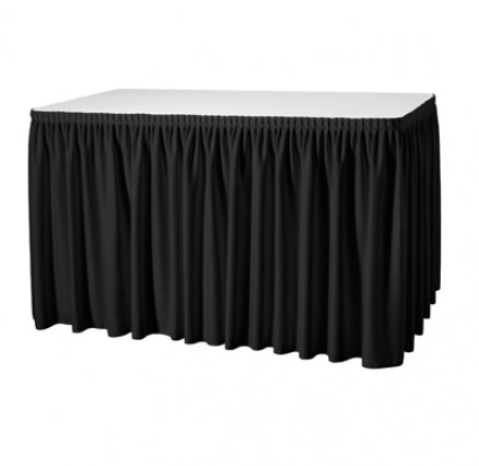 Skirting Antwerp Boxpleat / anthrazit - B 620 x H 72 cm