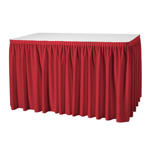 Skirting Samt / rot - verschiedene Längen