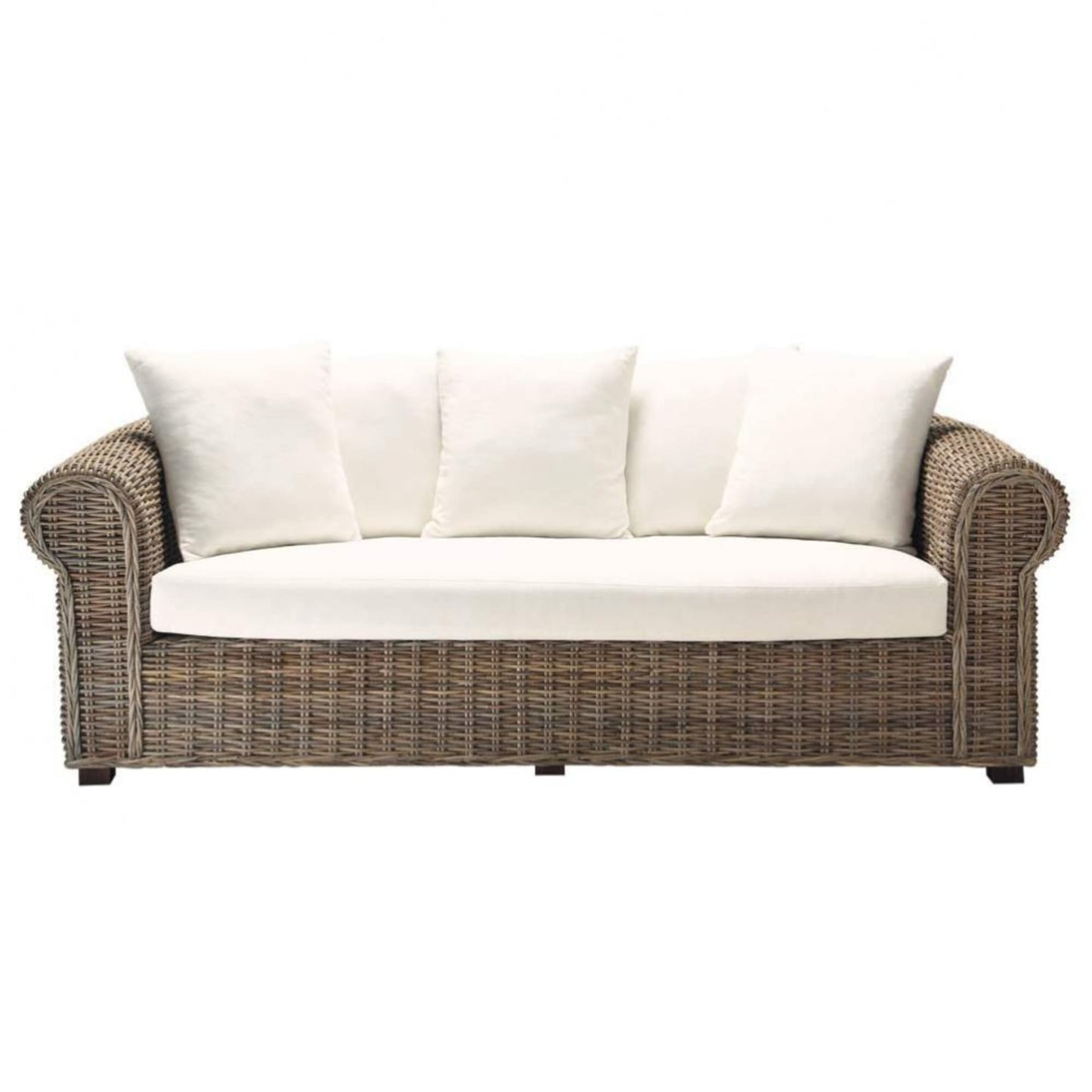 Rattansofa 3-Sitzer