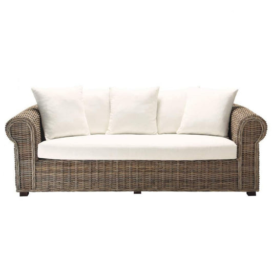 Rattansofa 3-Sitzer