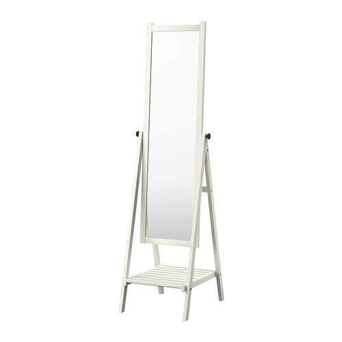 Standspiegel - H 182 x B 47 x T 59 cm - weiß