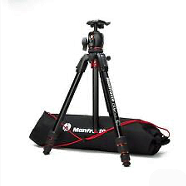 Kamerastativ - Manfrotto 190CLB & Schwenk/Neigekopf 128