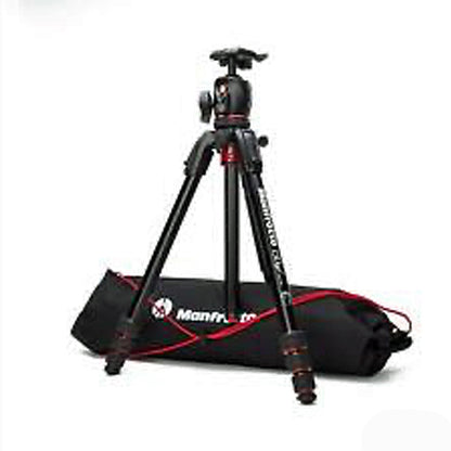 Kamerastativ - Manfrotto 190CLB & Schwenk/Neigekopf 128
