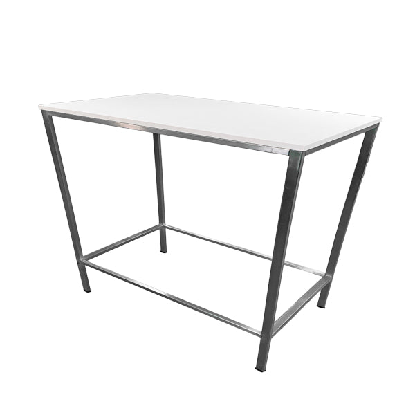 Stehtisch / Hochtisch "Industrial" - 120 x 60 cm - weiss
